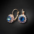 Earrings "Splendor II (Bermuda Blue)" with Swarovski™ crystals